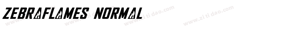 ZebraFlames Normal字体转换